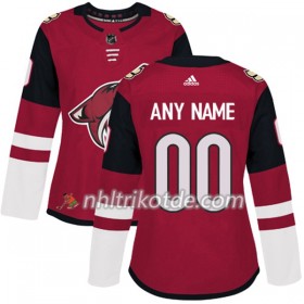 Arizona Coyotes Trikot Custom Adidas 2017-2018 Maroon Authentic - Dame